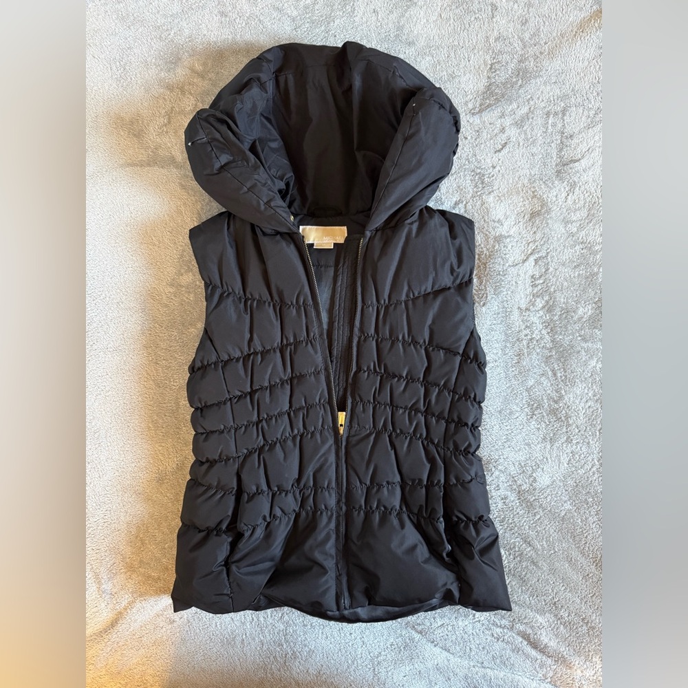 Michael Kors Black Puffer Vest